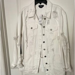 Bebe Destructed Boyfriend Jacket